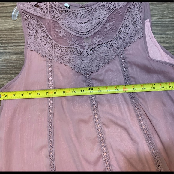 ❤️This Absolutely Beautiful Dusty Rose Dress Is The Epitome Of Boho Chic.❤️ - Picture 4 of 10